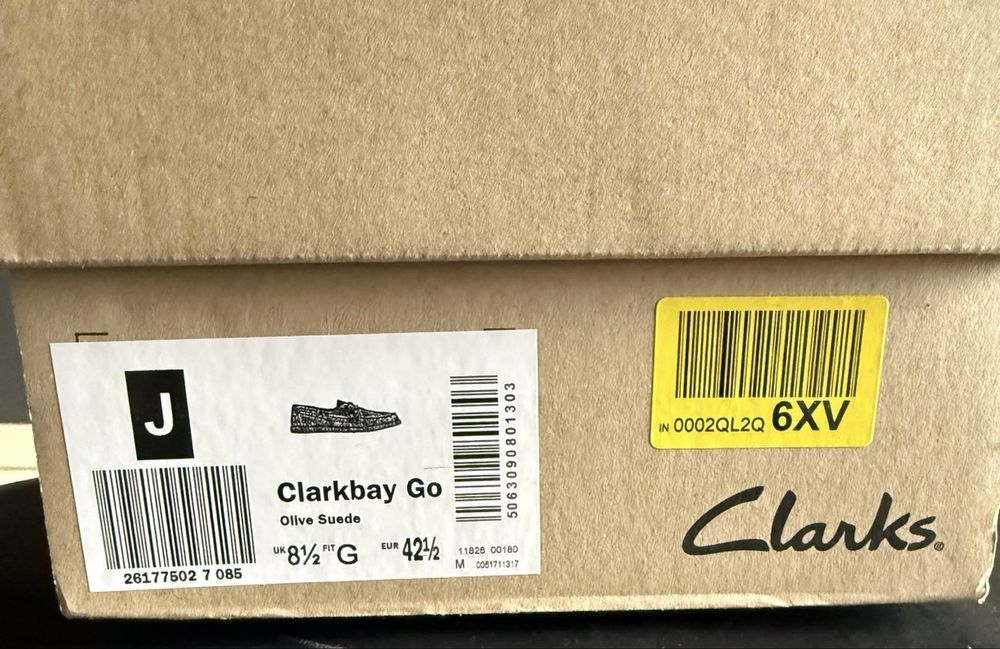 Mocasini CLARKS din piele întoarsă