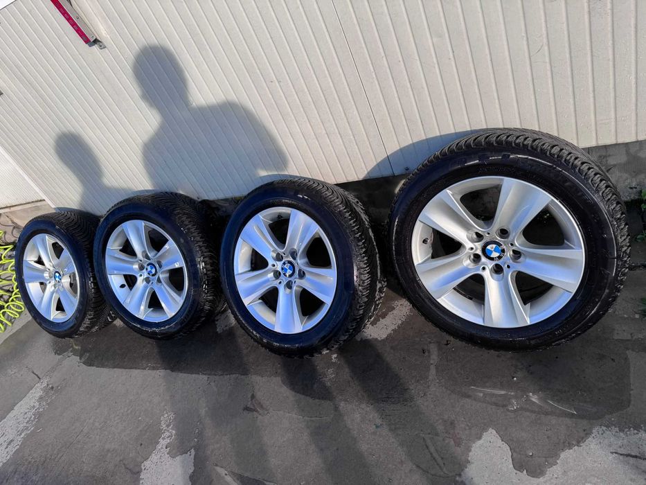 Set 4 jante originale BMW cu cauciucuri Michelin Alpin 5 RUNFLAT