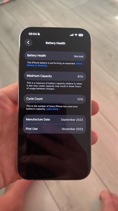 iPhone 15 Pro 128BG eSim