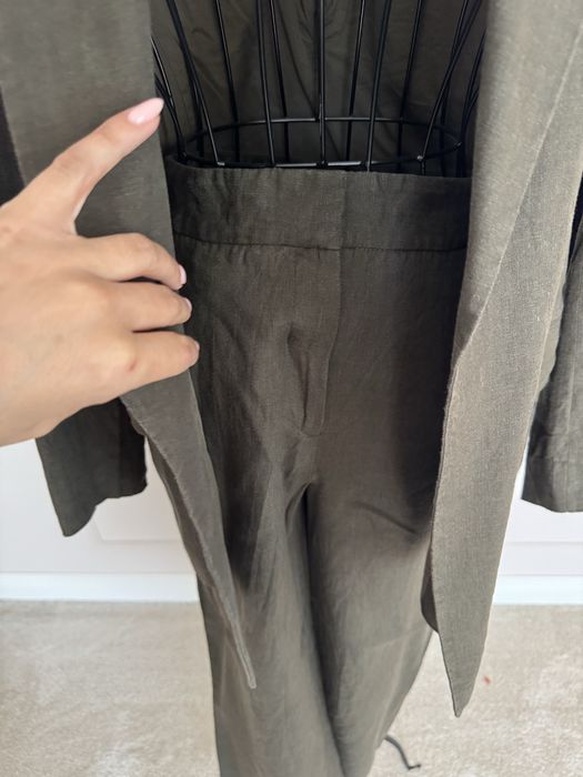 Massimo Dutti ленен костюм