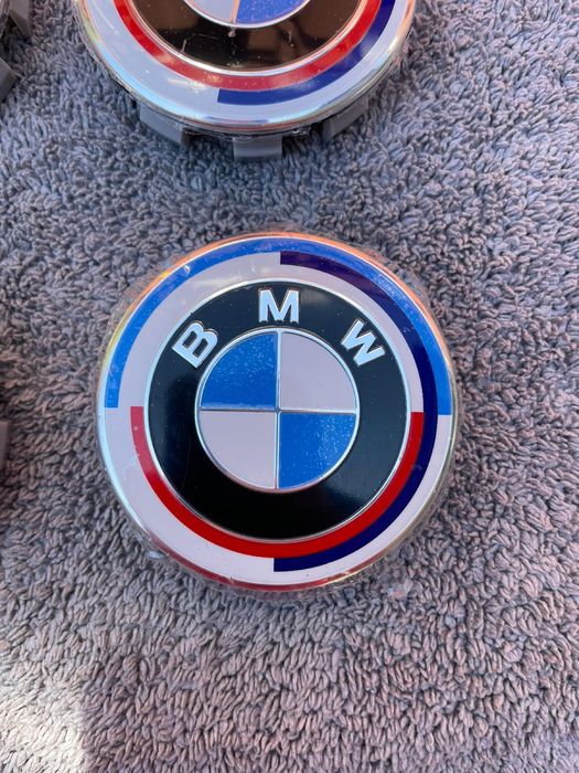 Set capace jante Bmw model aniversar 68mm 1,3,5,7 X3 X5 X6