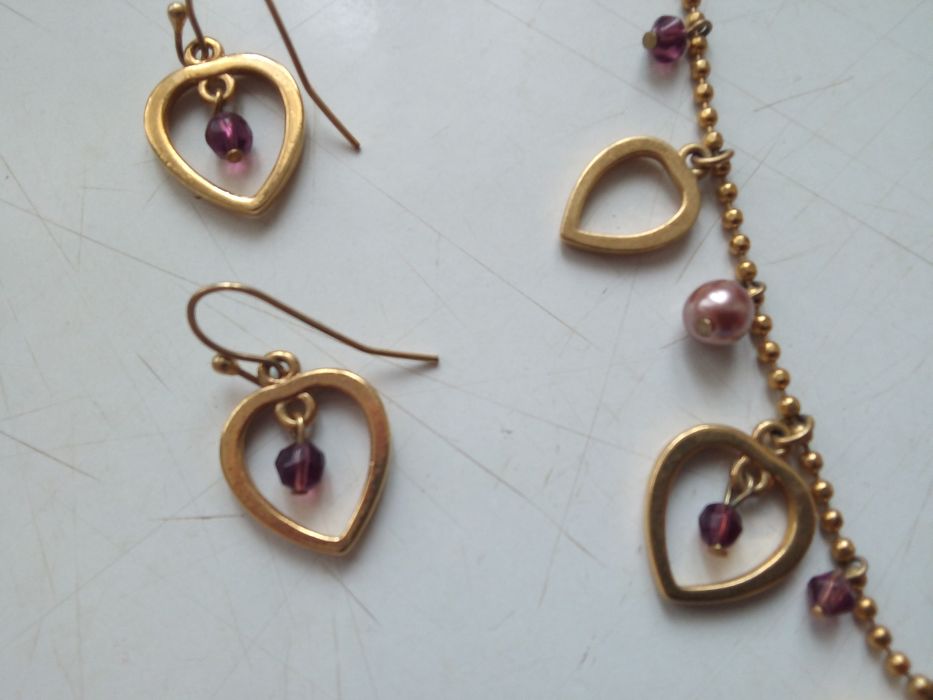 Комплект колие и обеци