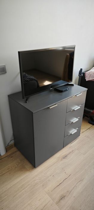 Скрин/Шкаф Сив мат