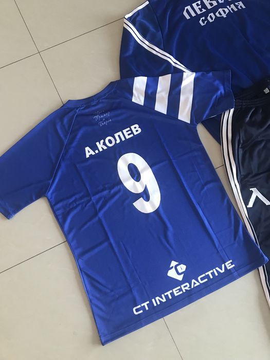 Тениска Левски Алекс Колев с Дълъг екип Левски - размер М