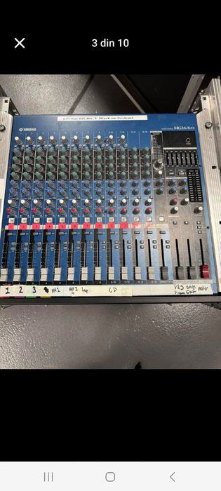 Amplificatoare Crown macroteck 1200 și mixer yamaha