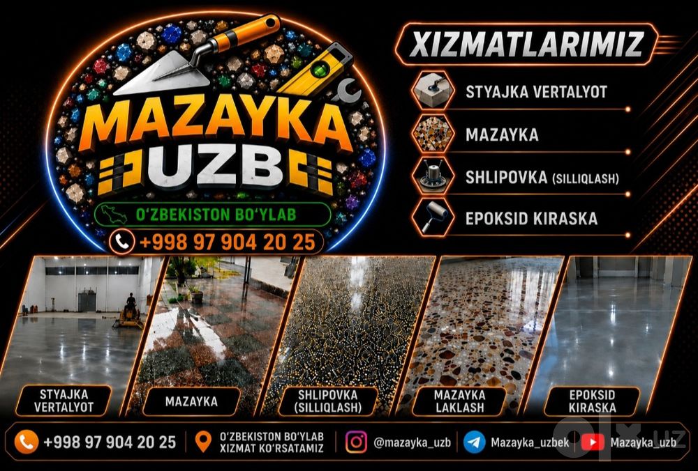 Styajka, Mazayka, Epoksid, Shilifovka,  Styashka, Miramirni kiroshka