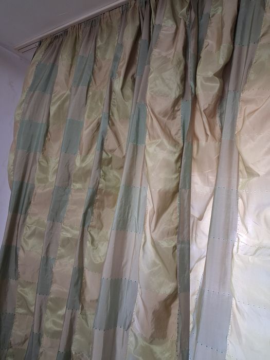 Draperii tafta, foarte frumoase - 2 buc, 5,10m x 2,44m