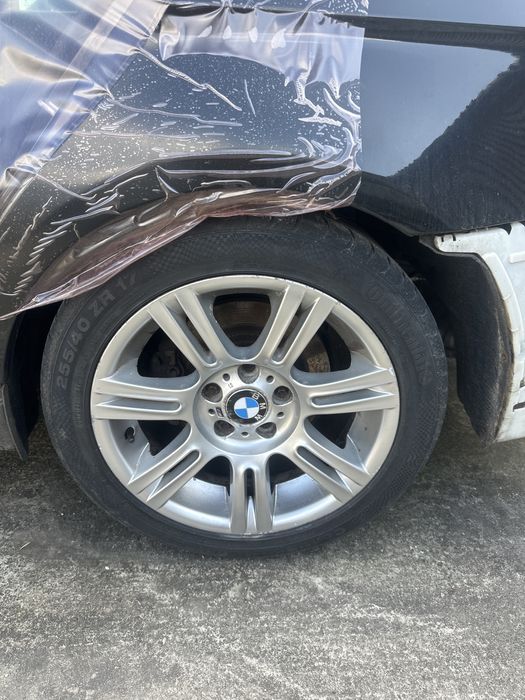 Jante BMW E90 e91 e92 m pachet 5x120 17” anvelope de vara doua latimi