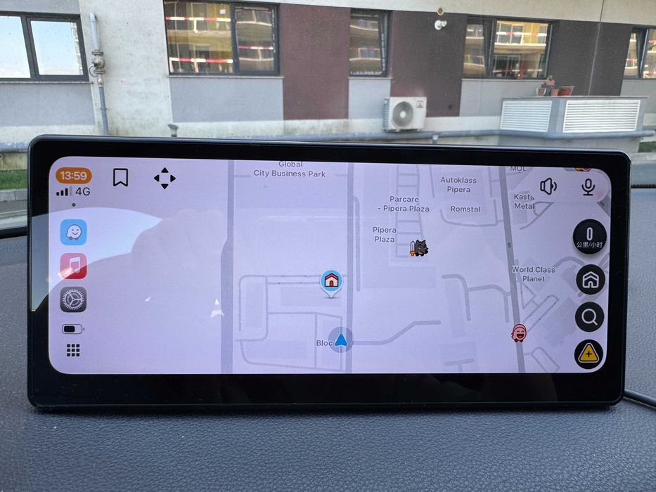 Display Auto Wireless Apple CarPlay 8.9" Full HD 1920×720 – Bluetooth, FM, AUX