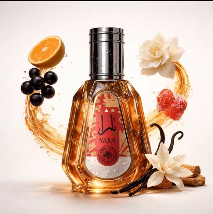 Арабски парфюми Lataffa Yara u Khamrah за мъже и жени + ароматизатори
