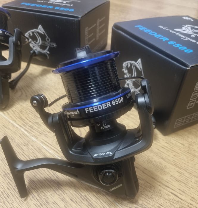 SET 2 Mulinete Pro FL Strategist Feeder 6500 7rulmenti
