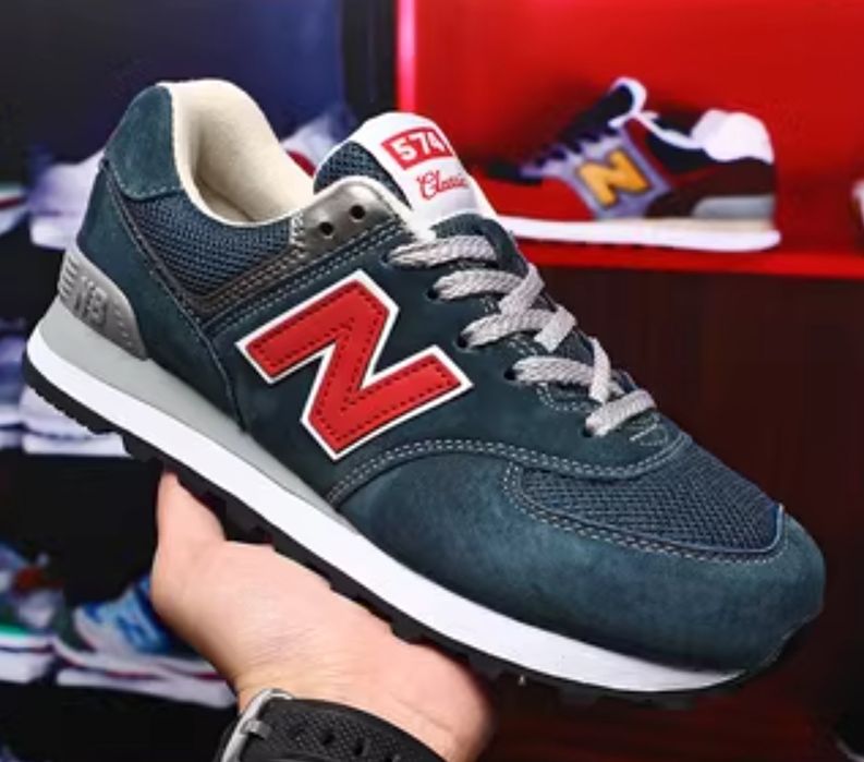 Кроссовки NB 574 модель бирюзовый цвет 42 размер