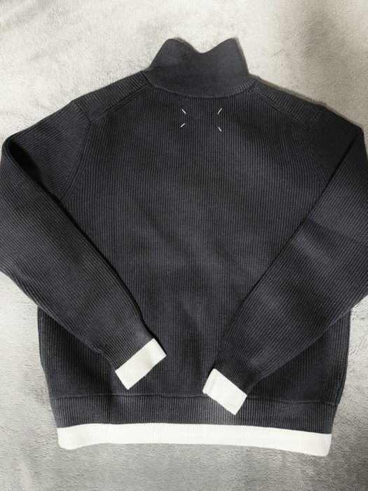 Черна плетена жилетка/яке Maison Margiela