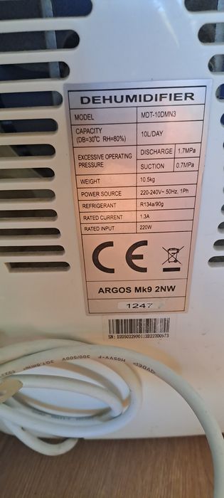 Dezumidificator cu freon