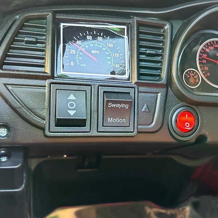 Masinuta electrica de politie Kinderauto POLICE 911 120W 12V 7Ah Black