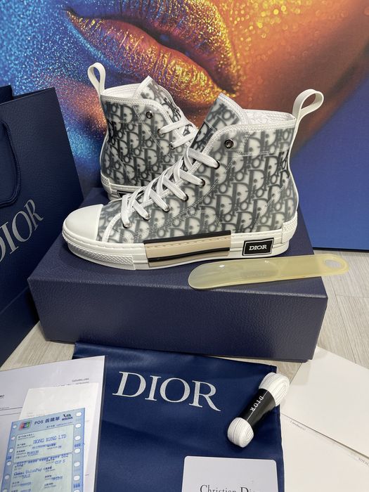 Adidasi Dior B23 piele naturala Full Box colectie noua