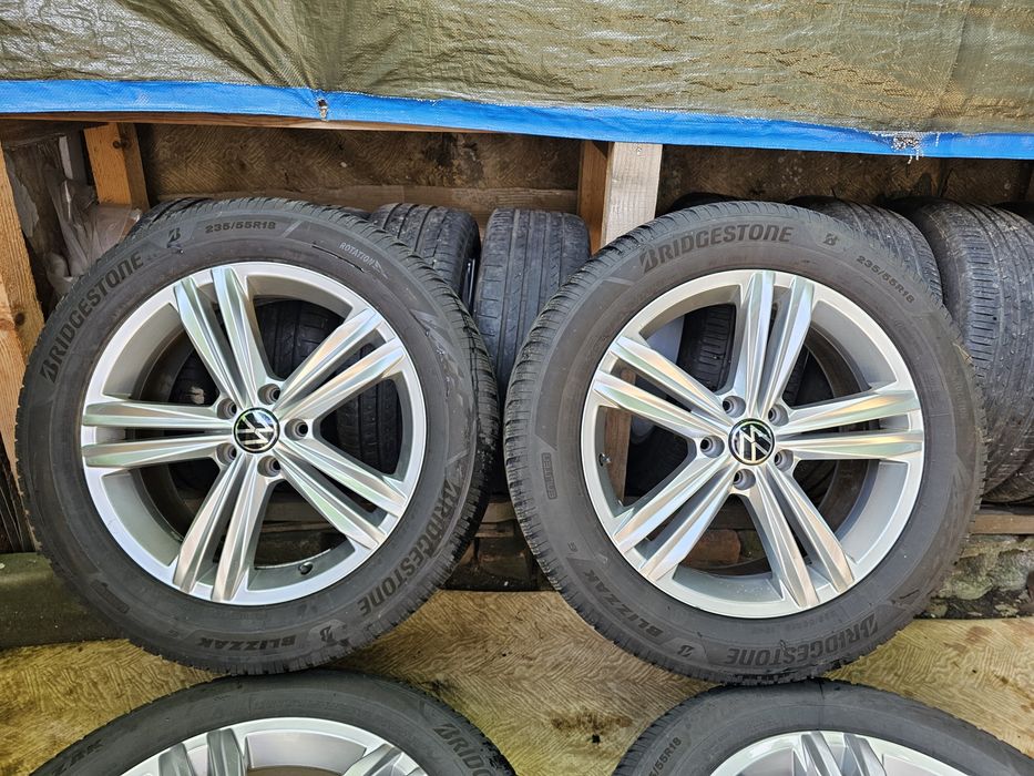 Jante aliaj 18"Model R " Volkswagen/Skoda/cu anvelope  235/55/18