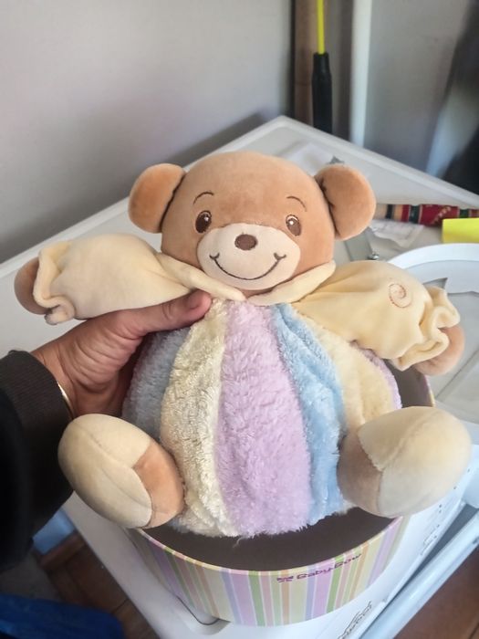 Комплект буйки + голямо мече за подарък на бебе, baby bow!