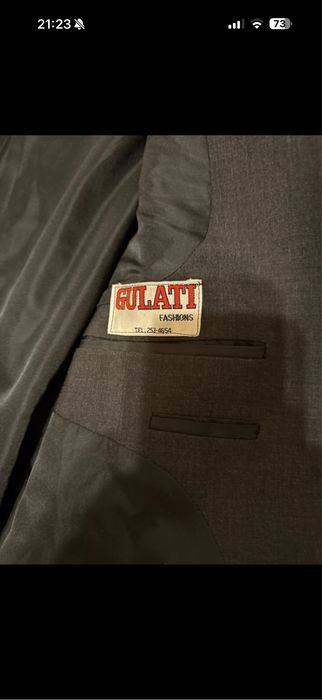 Vand sacou de barbati Gulati calitate premium din matase