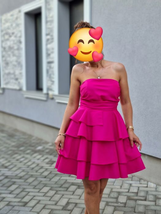 Rochie Babydoll fucsia M