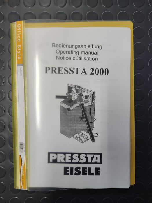 Автоматична ъглонабивна PRESSTA EISELE 2000 с двойна регулируема глава
