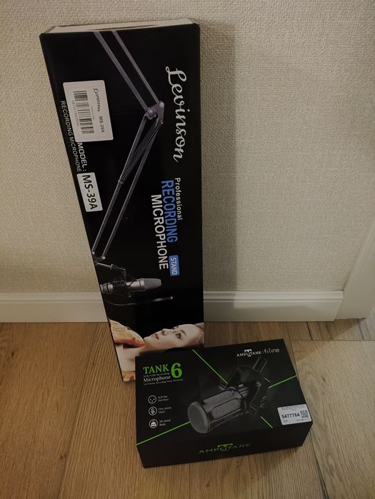 Микрофон Fifine Tank6 + пантограф, новые