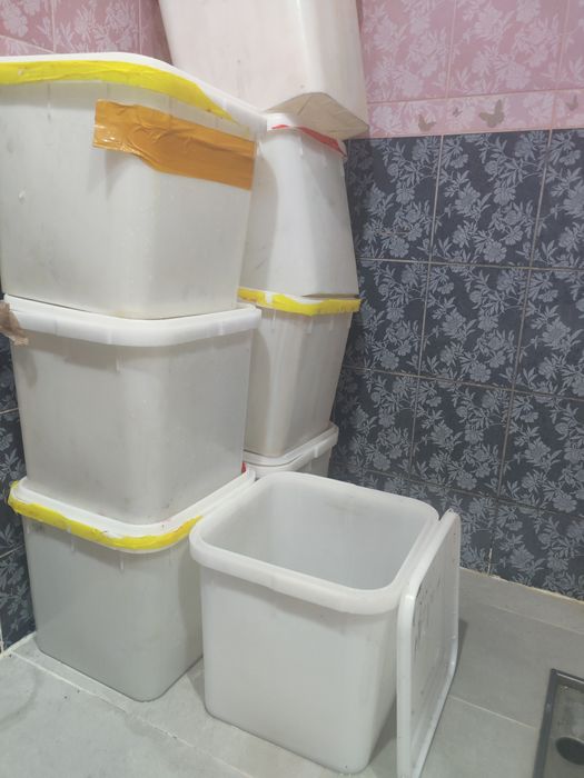 Вёдра квадратные круглые