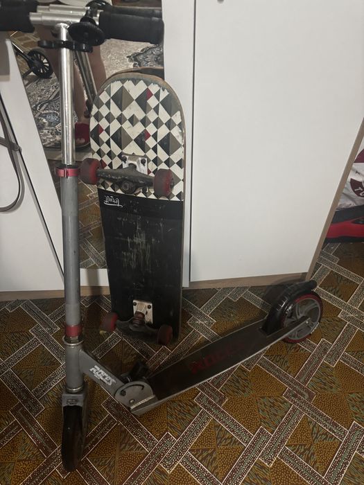 Продам скейт Termit и самокат Roces