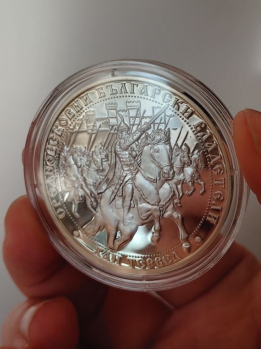 10 лева монета Хан Тервел, БНБ, 3000 тираж