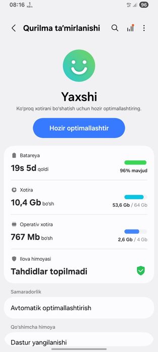 Samsung M14 zor holatda