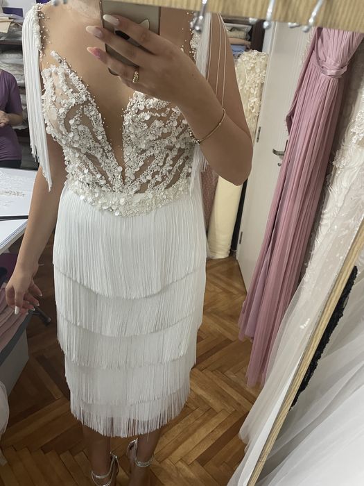Vând rochie alba cununie
