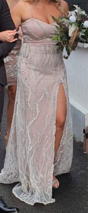 Rochie ocazie din dantela lucrata manual