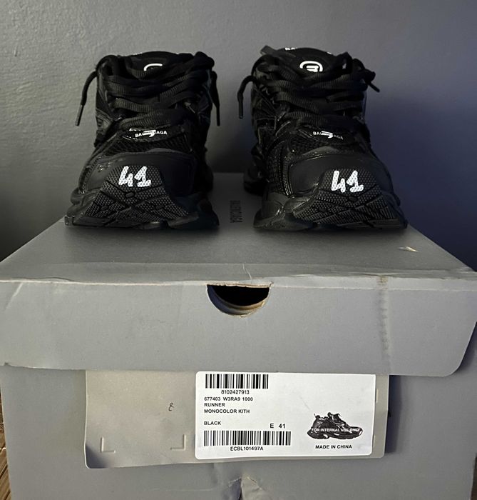 Pantofi sport Balenciaga runner black, nr. 41