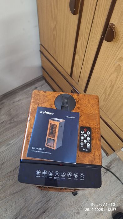 Продавам камина с функция климатик