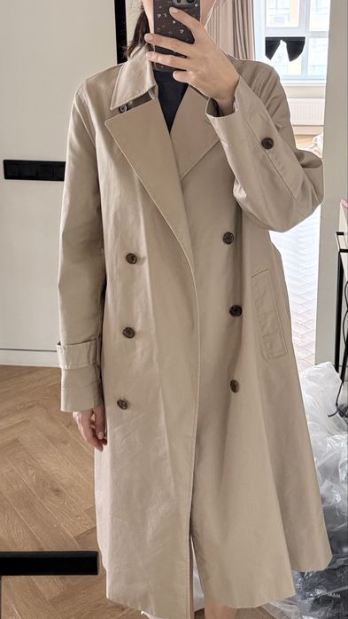Тренч плащ uniqlo