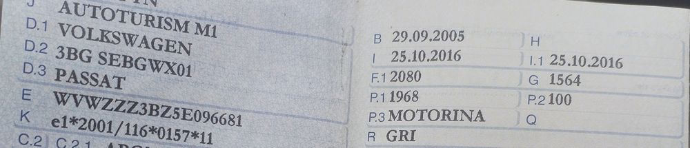 Volkswagen Passat 2005 diesel, 1.078 € — imagine 5