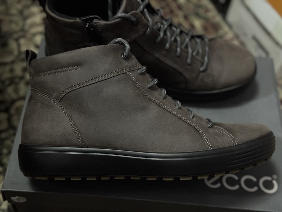 Мужские ботинки ECCO натуральный нубук Оригинал