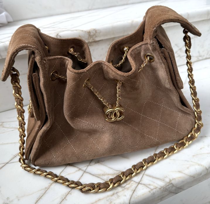 Дамска чанта Chanel 25 от телешка кожа промо цена