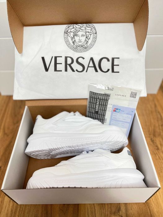 **NEW MODEL 2026** Adidasi~sneakers high-top Versace Odissea White