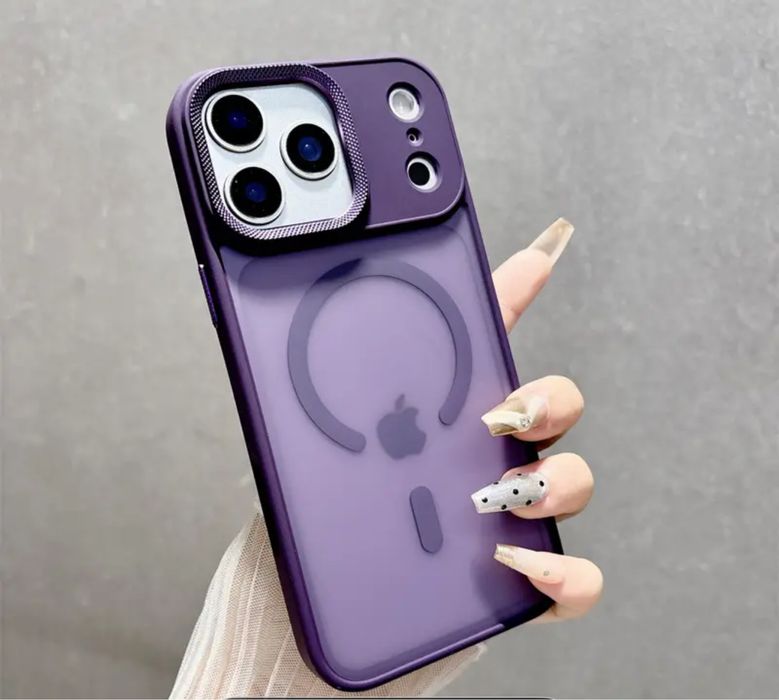 Iphone 17/17 AIR/17 PRO/17 PRO MAX - Husa Magsafe Metalic Frame Camera