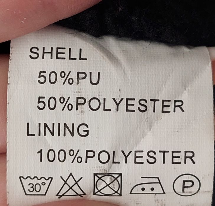 Черно зимно яке, S (36)