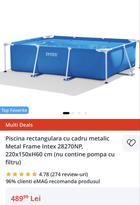 Piscina rectangulara