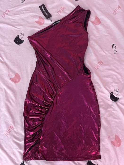 Розова парти рокля prettylittlething (uk6 /s)