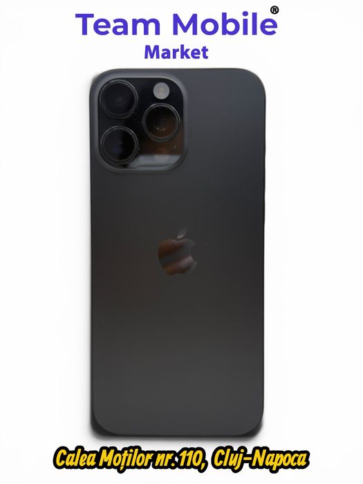 iPhone 16 Pro Max Black Titan 256GB Baterie 100%