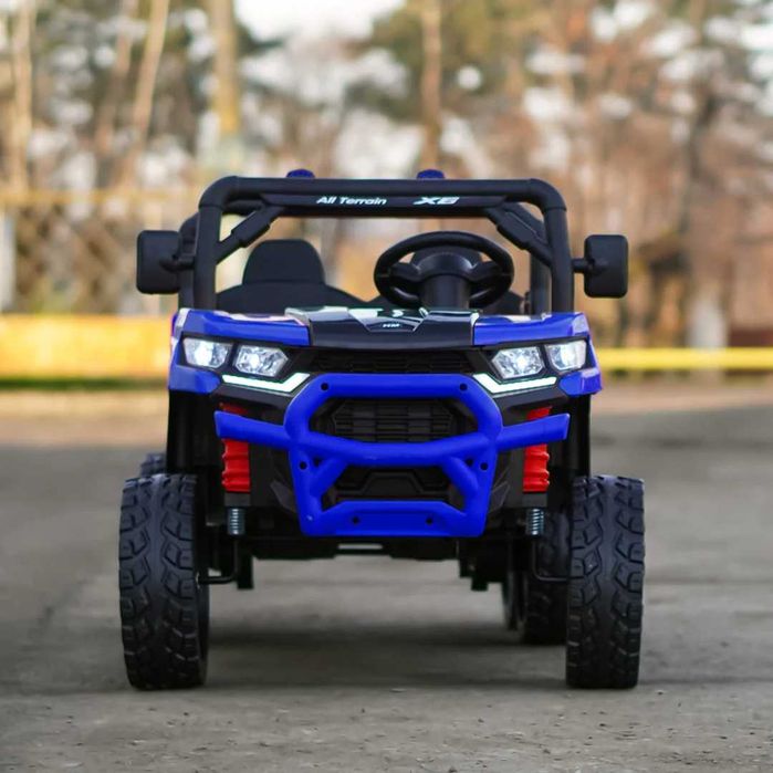 UTV electric pentru 2 copii Kinderauto X-Force 4x75W 24V Blue