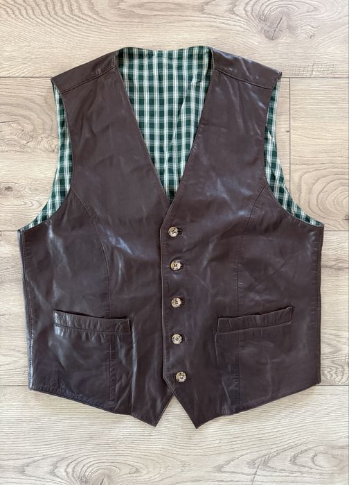 Vesta Piele Naturala Maro Captusita Barbati | Marime L