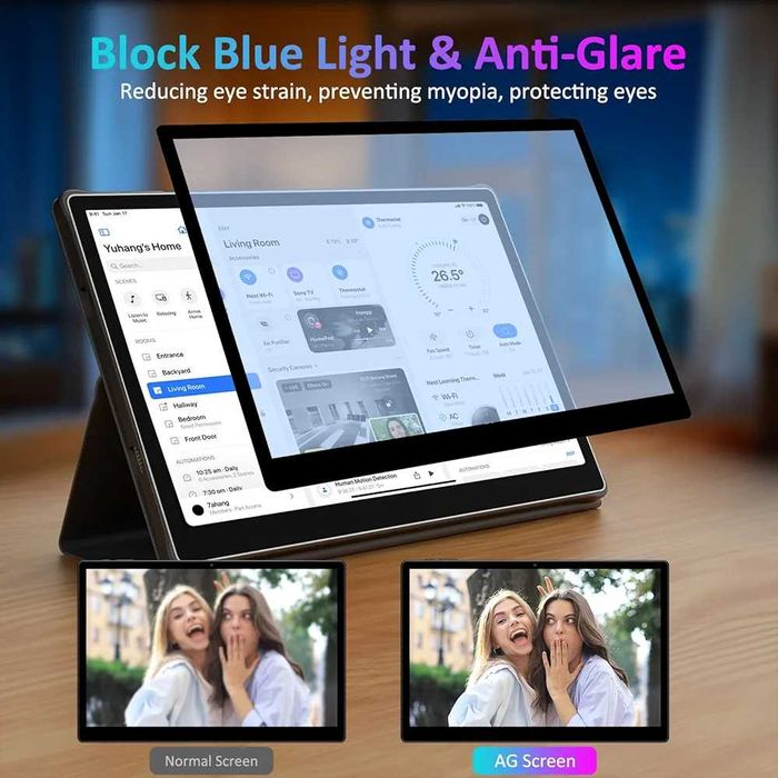 Огромен 14 инчов Таблет BEYNIVAN Android 15 36GB RAM 256GB ROM, USB-C