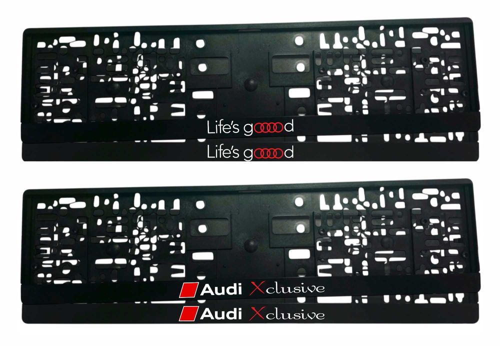 Комплект подложки/рамки за регистрационни номера AUDI