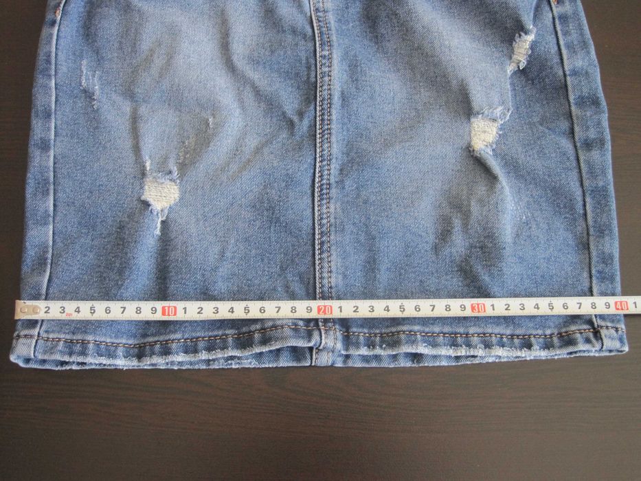 Къса дънкова пола