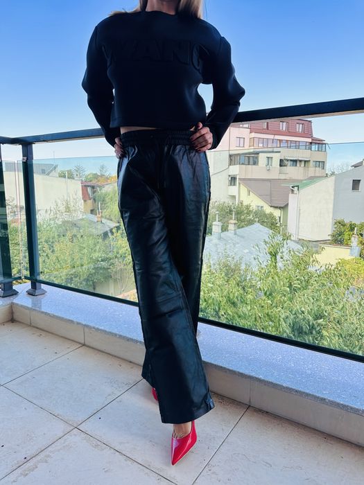 Pantaloni noi piele  Alexander Wang